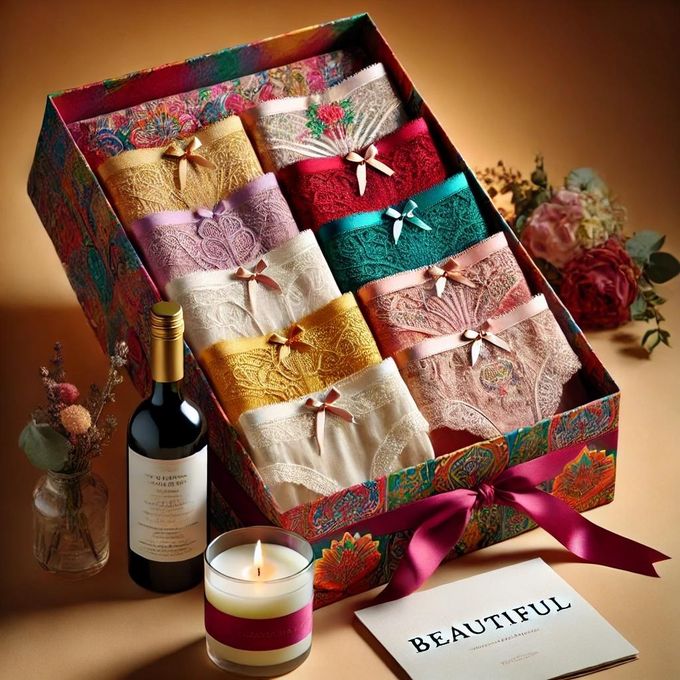 Elegant Gift Box for Her, Multicolour