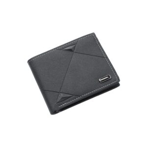 Men's Leather Money Clip Wallet with Coin Purse
